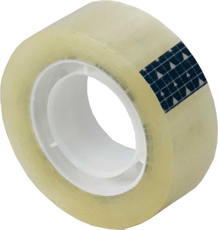 Прозора глянцева клейка стрічка 18х30м Buromax